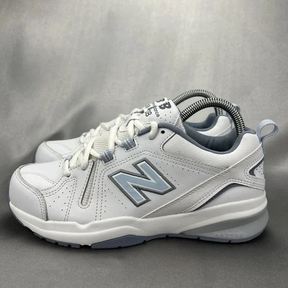 New Balance 608 V5 Womens Size 7.5 White Athletic Leather Walking Shoes Sneaker - Picture 7 of 15